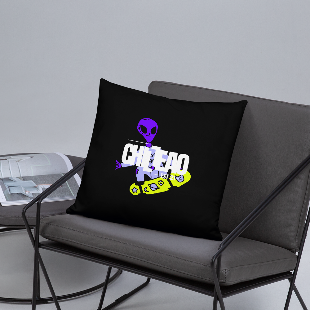 CHILLEAO "SK8TING ALIEN" DOUBLESIDED PILLOW