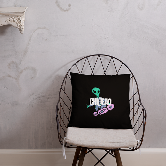CHILLEAO "SK8TING ALIEN" DOUBLESIDED PILLOW