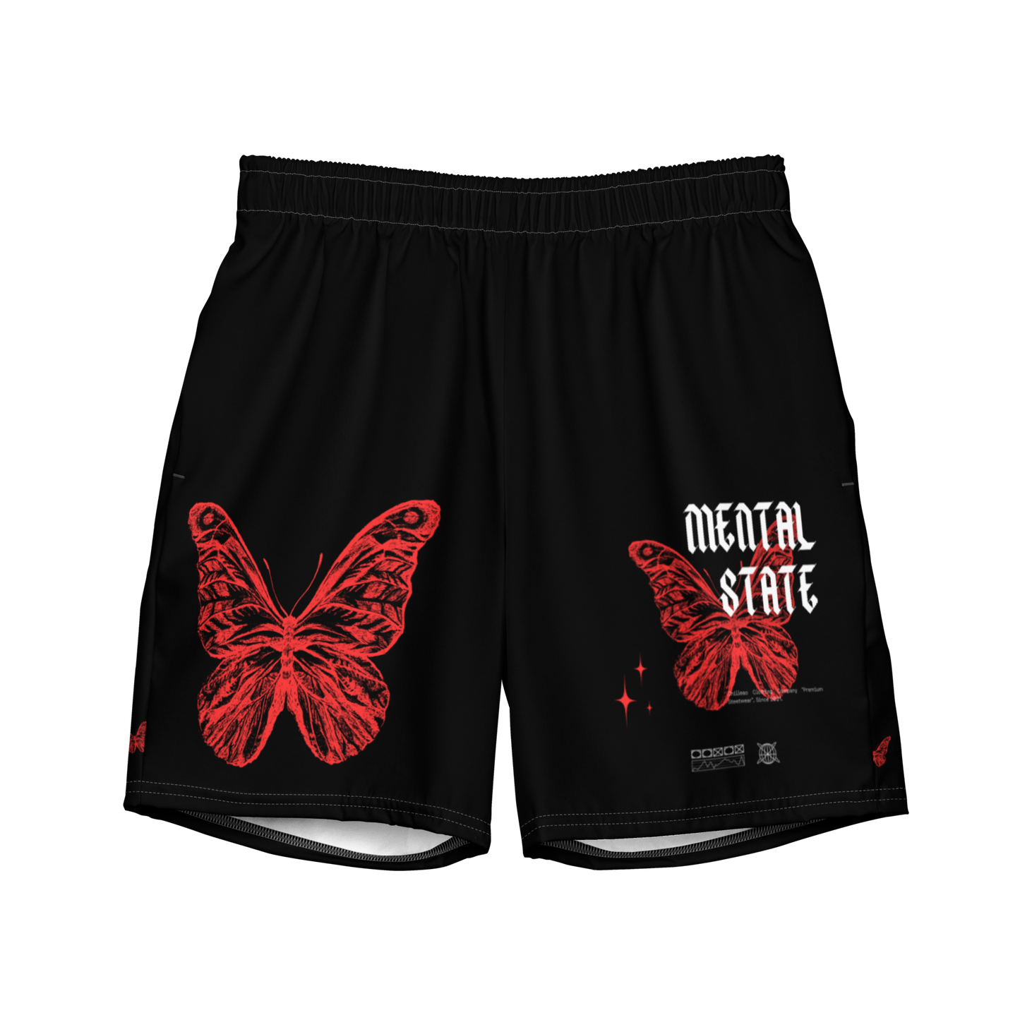 CHILLEAO "1 MENTAL STATE" SWIM SHORTS