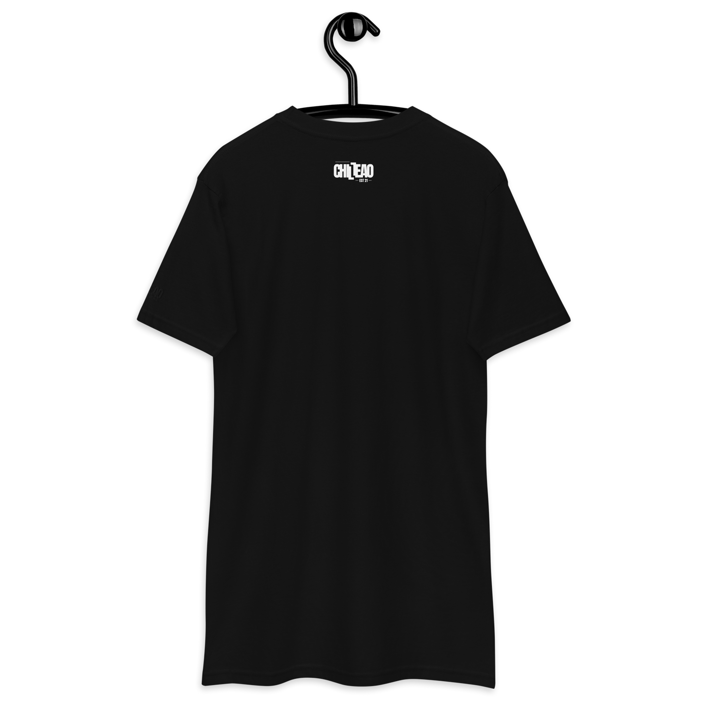 CHILLEAO "MARCIANO" BLACK UNISEX T-SHIRT