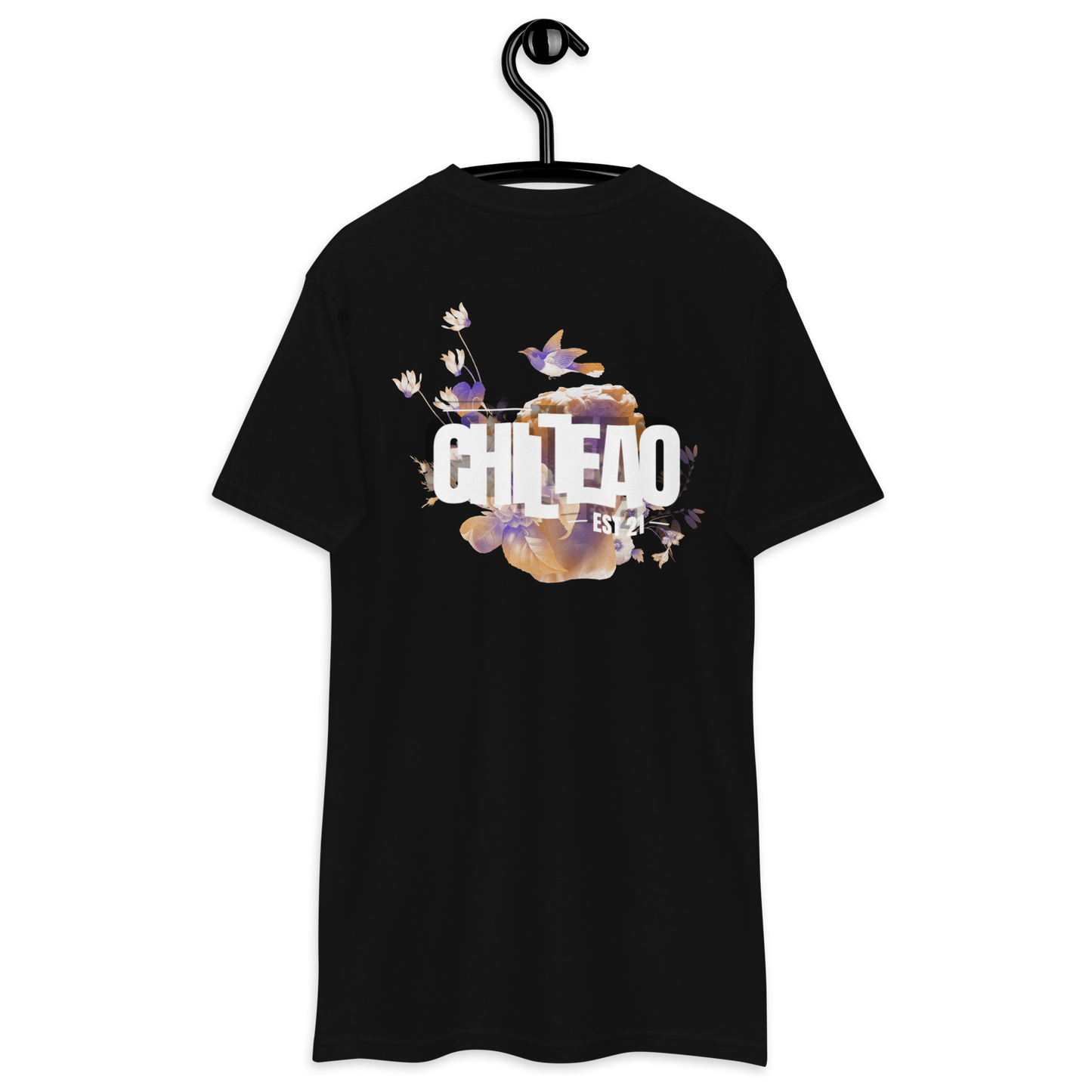 CHILLEAO "SCULPTURE" UNISEX BLACK T-SHIRT