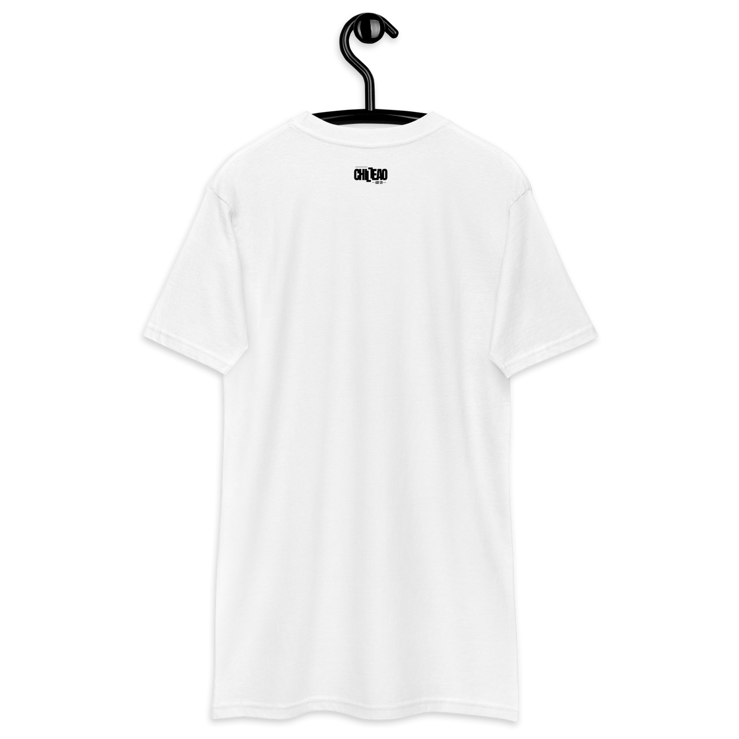 CHILLEAO "SKYLINE" UNISEX WHITE T-SHIRT